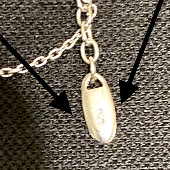 ❤️💯✅ 🆕925 STERLING SILVER TEARDROP CZ NECKLACE - Picture 3 of 5